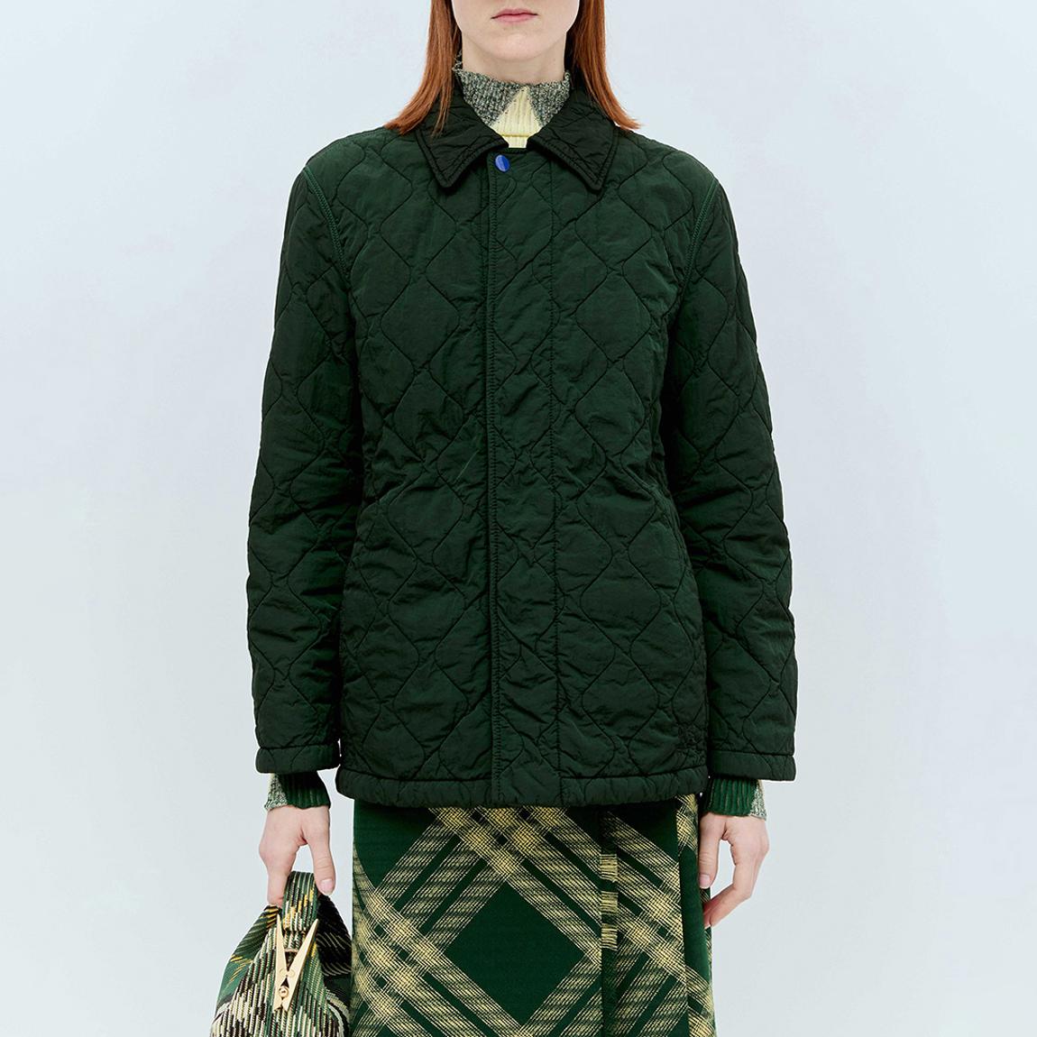 Green Equestrian Quilted Jacket main product photo