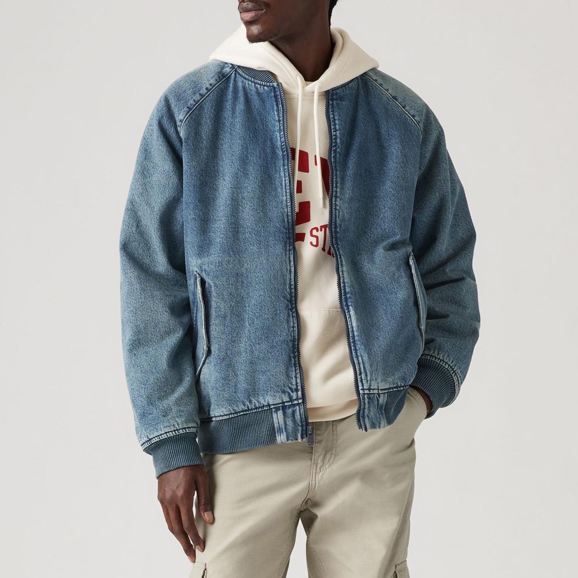 Blue Filbert Flight Jacket main product photo