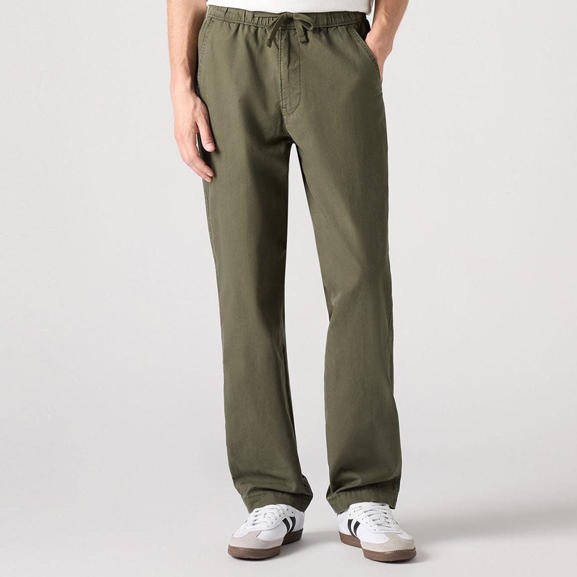 Khaki Easy Fit Trousers main product photo
