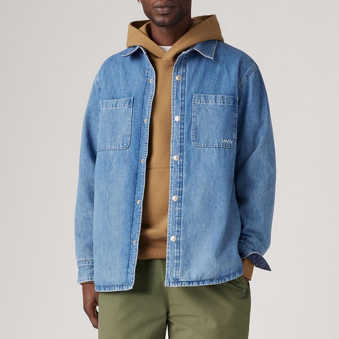 Blue Bryant Padded Overshirt main product photo