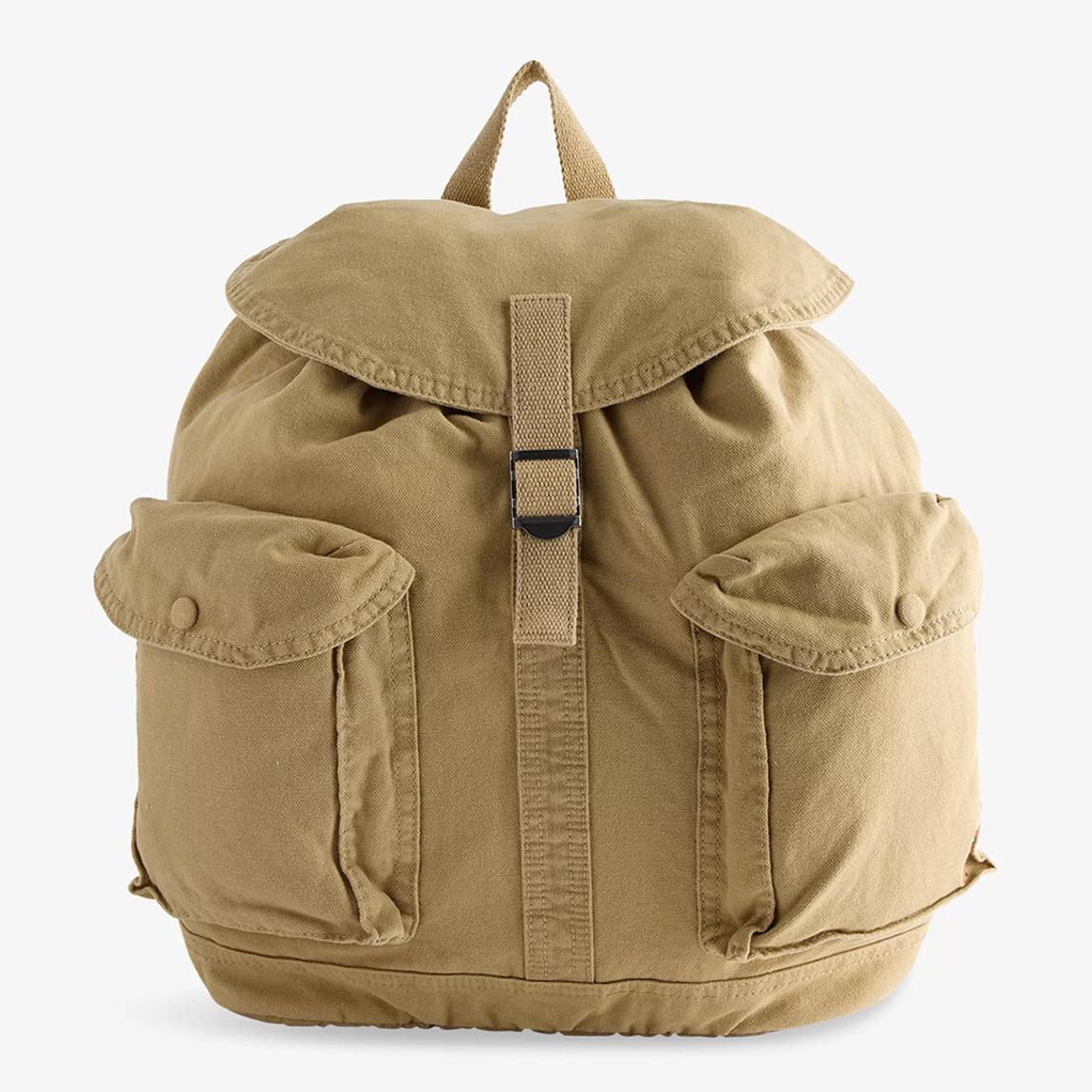 Stone Canvas Flap Backpack main product photo