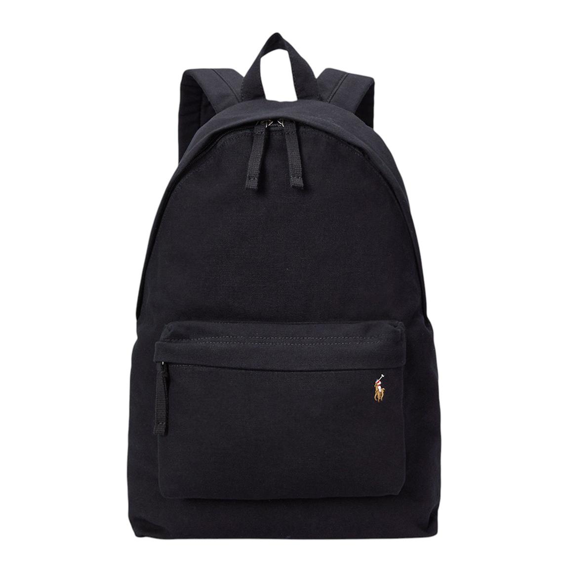 Black Canvas Zip Backpack main product photo
