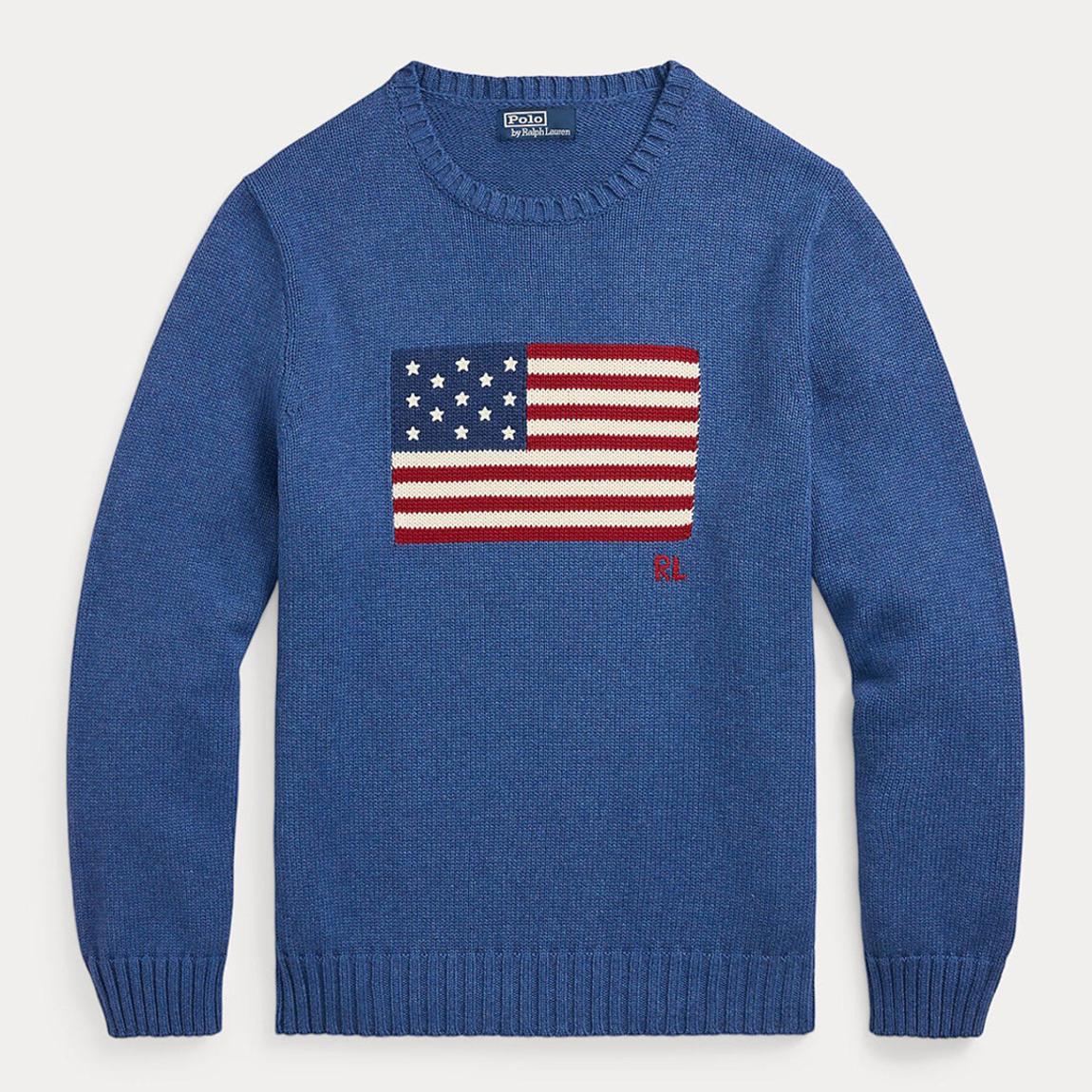 Blue American Flag Jumper main product photo