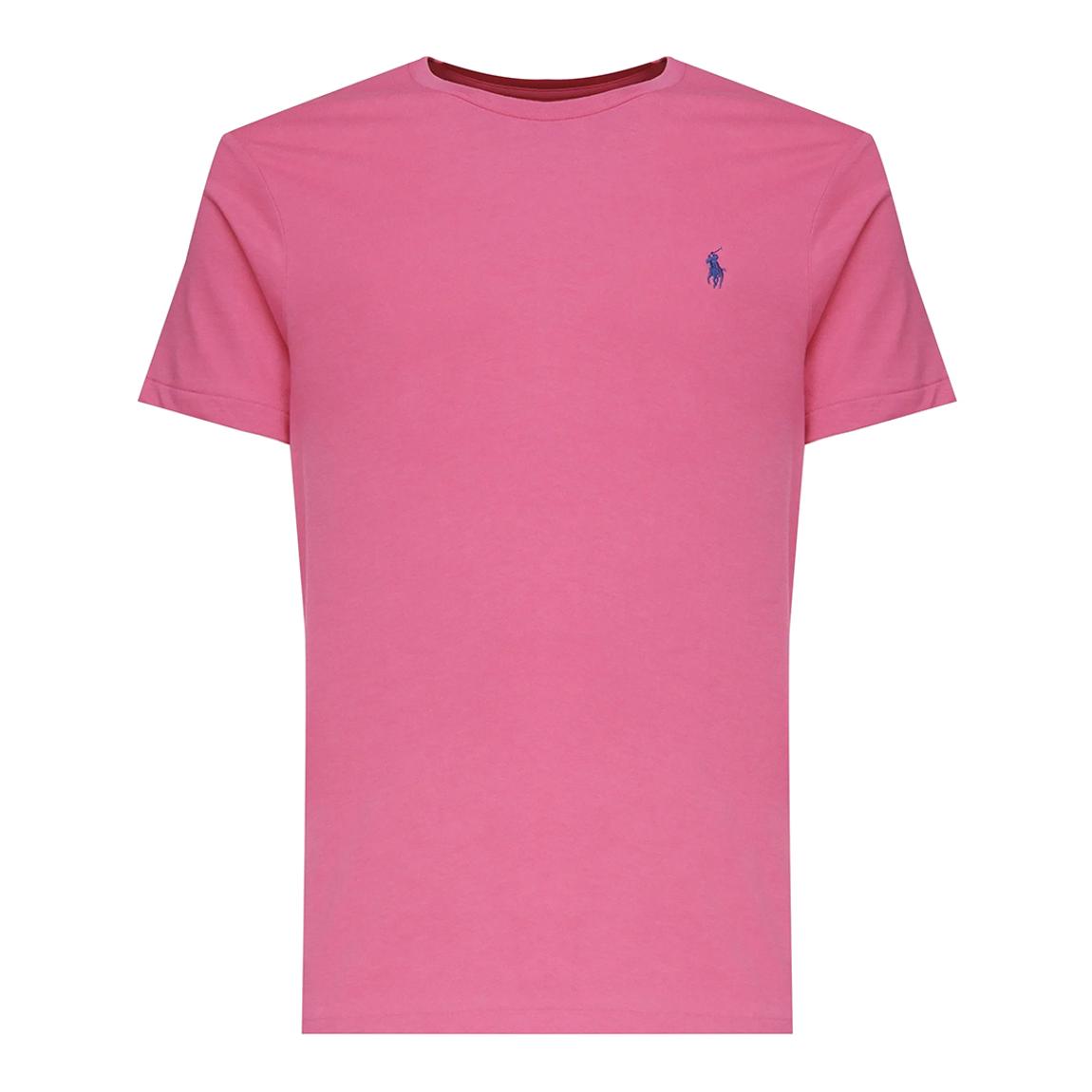 Bright Pink Custom Slim Fit T-Shirt main product photo