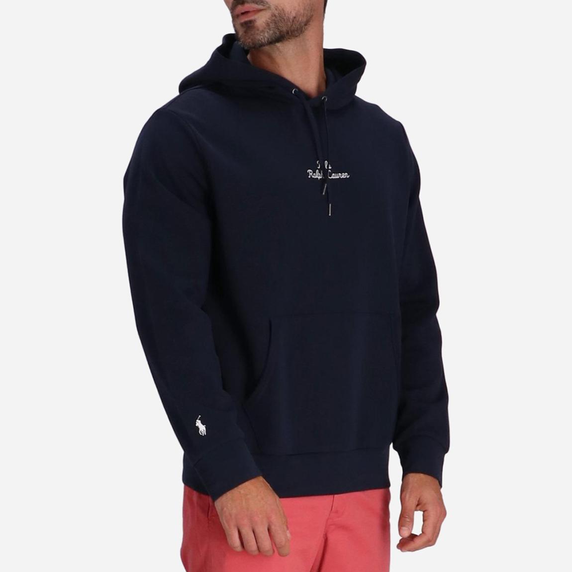 Black Chain Stitch Logo Hoodie main product photo