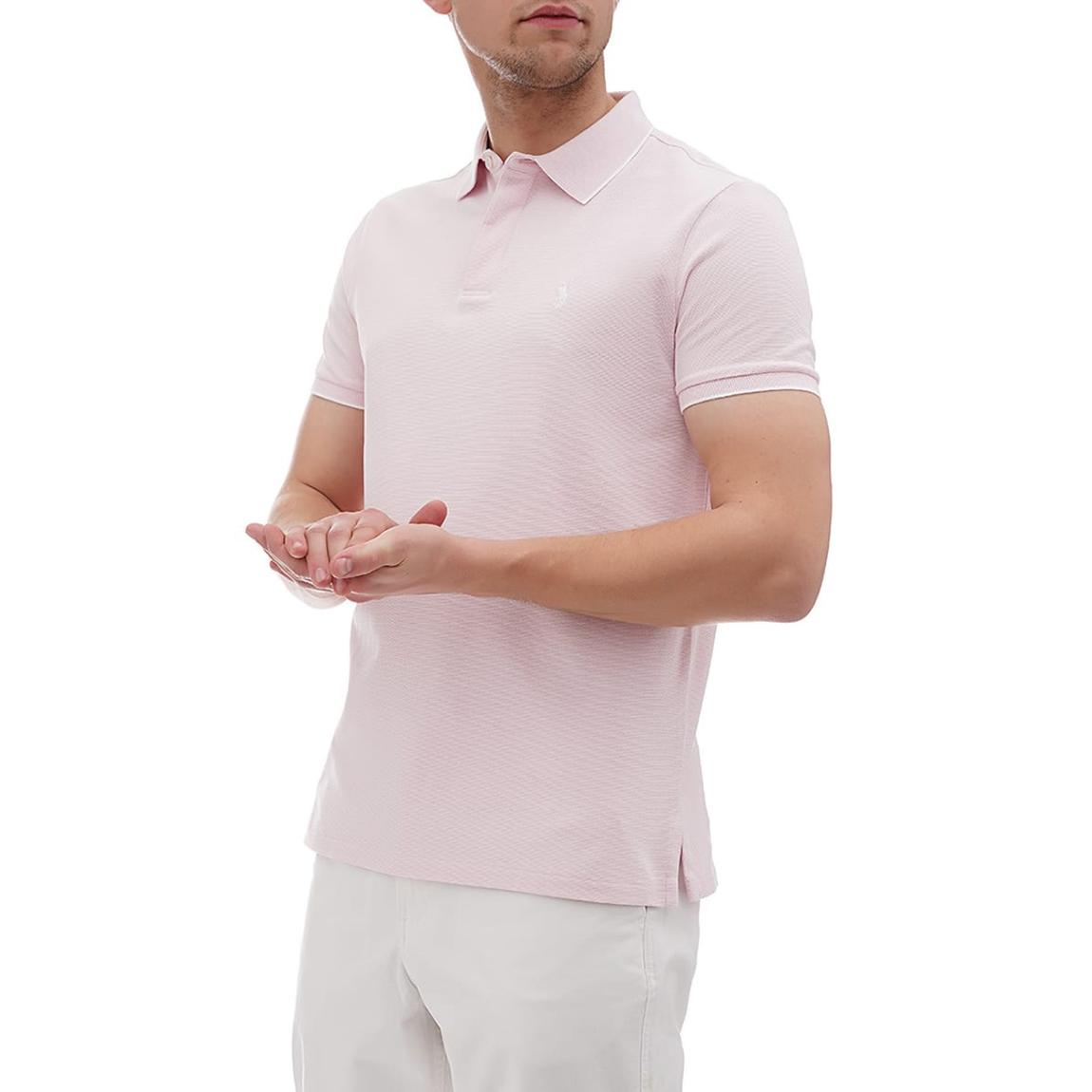 Pink Custom Slim Polo Shirt main product photo