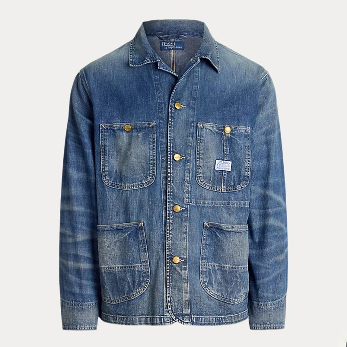 Washed Denim Utility Jacket main product photo