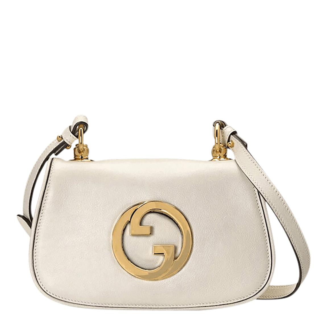 White Gucci Blondie Mini Shoulder Bag main product photo
