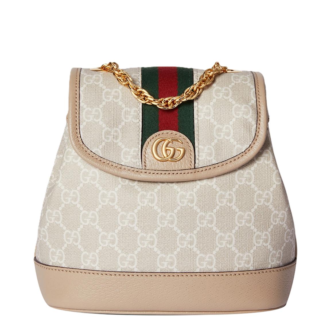 Cream GUCCI BAGS OPHIDIA BACKPACK main product photo
