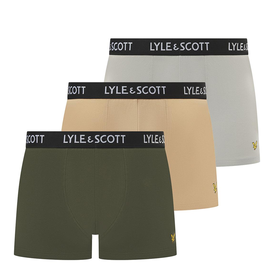 Barclay Grey/Cream Contrast Waistband Boxers-3 Pack main product photo
