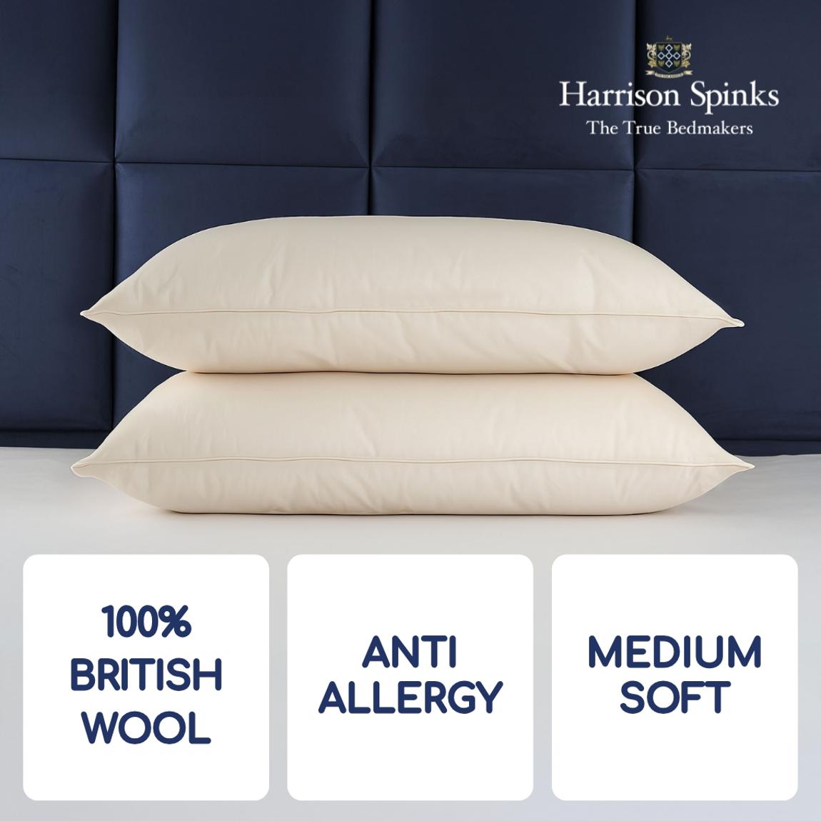 Harrison Spinks British Wool Pillow main product photo
