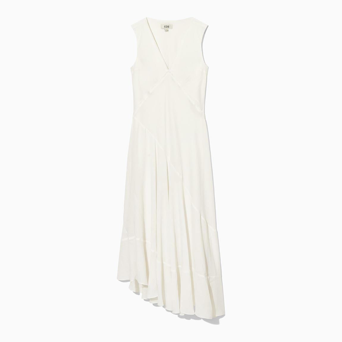 White Seal Aysmetric Hem Midi Dress main product photo