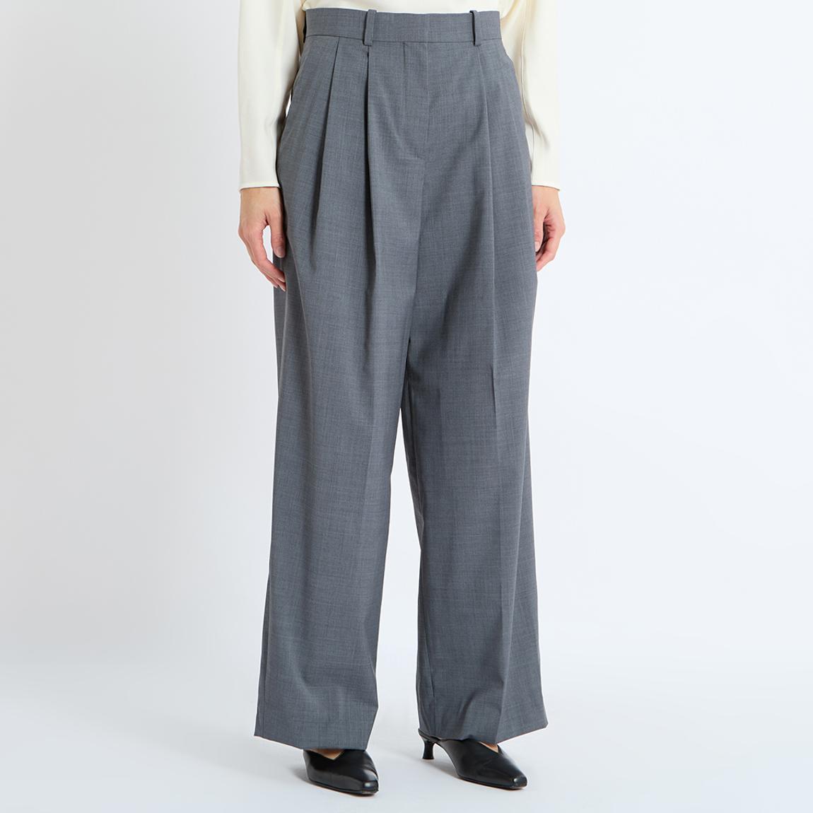 Grey Rowy Wool Tailored Trousers main product photo