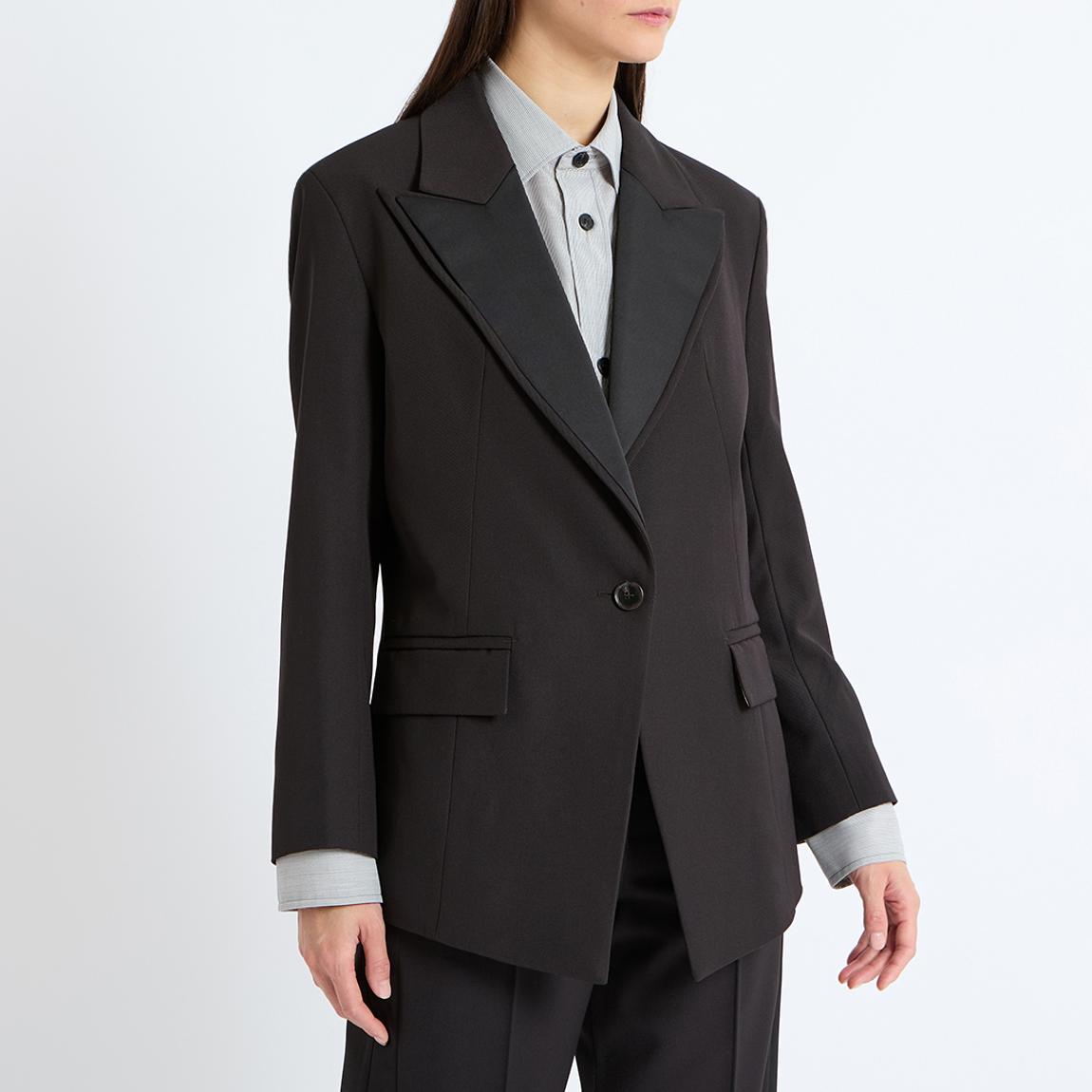 Black Scythe Wool Blend Blazer main product photo