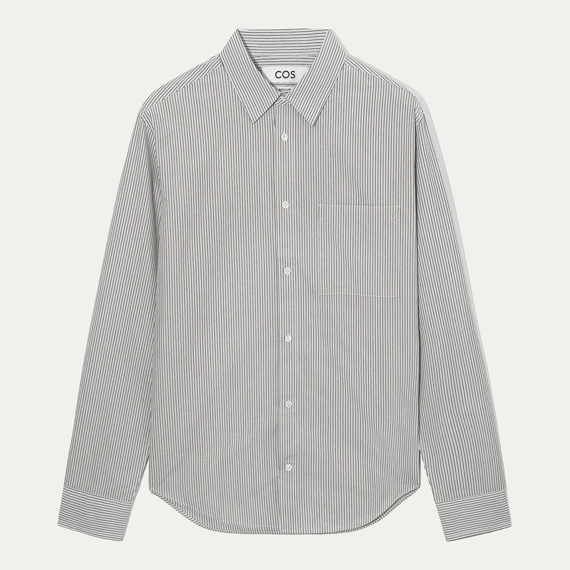Blue/White Striped Campion Pocket Cotton Shirt main product photo