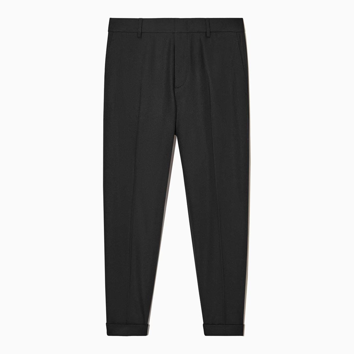 Black Tevor Wool Blend Trouser main product photo