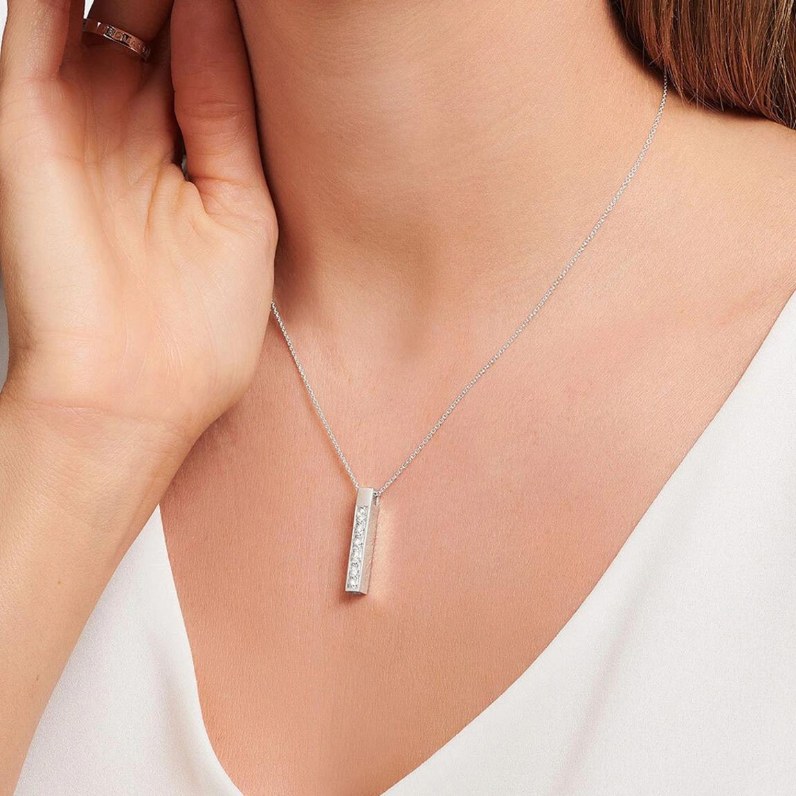 Silver Stone Necklace main product photo