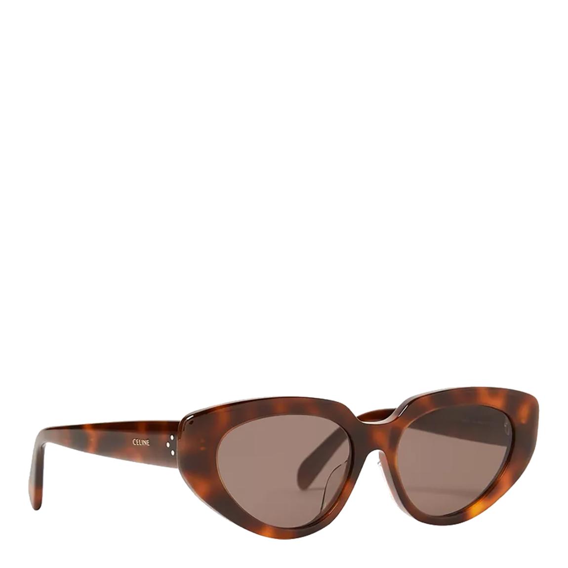 Women's Havana & Grey Tortoise Shell Celine Sunglasses54 mm main product photo