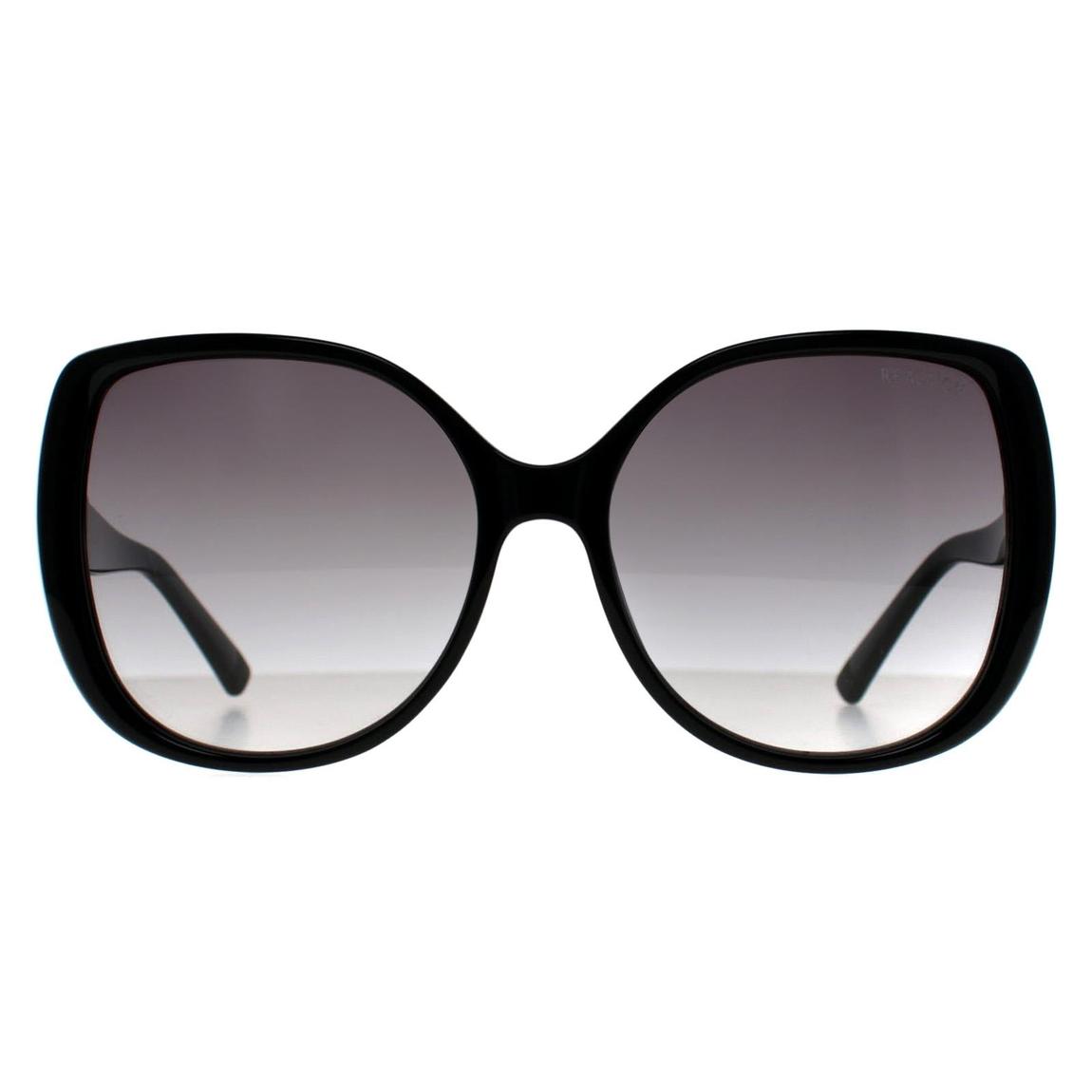Kenneth Cole Reaction Butterfly Womens Black Gray Gradient KC2967 Sunglasses main product photo