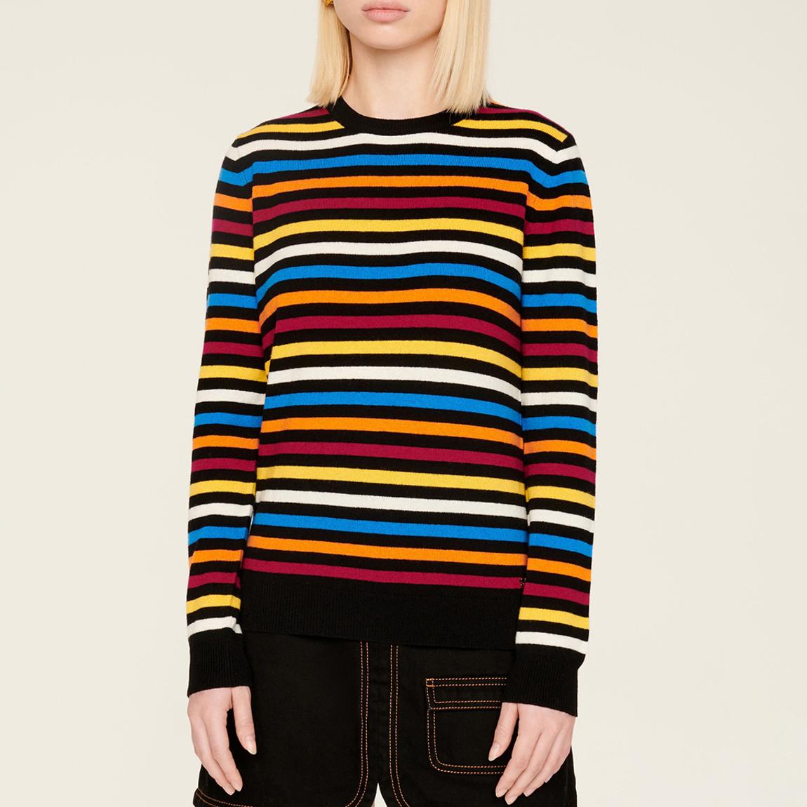 Multi Striped Cashmere And Wool Blend Jumper main product photo