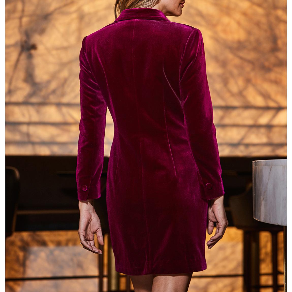 open lace back dress Slim Fit Peak Lapel Velvet Pink Men Tuxedo Jacket - Prom Blazer | Wessi   Wessi