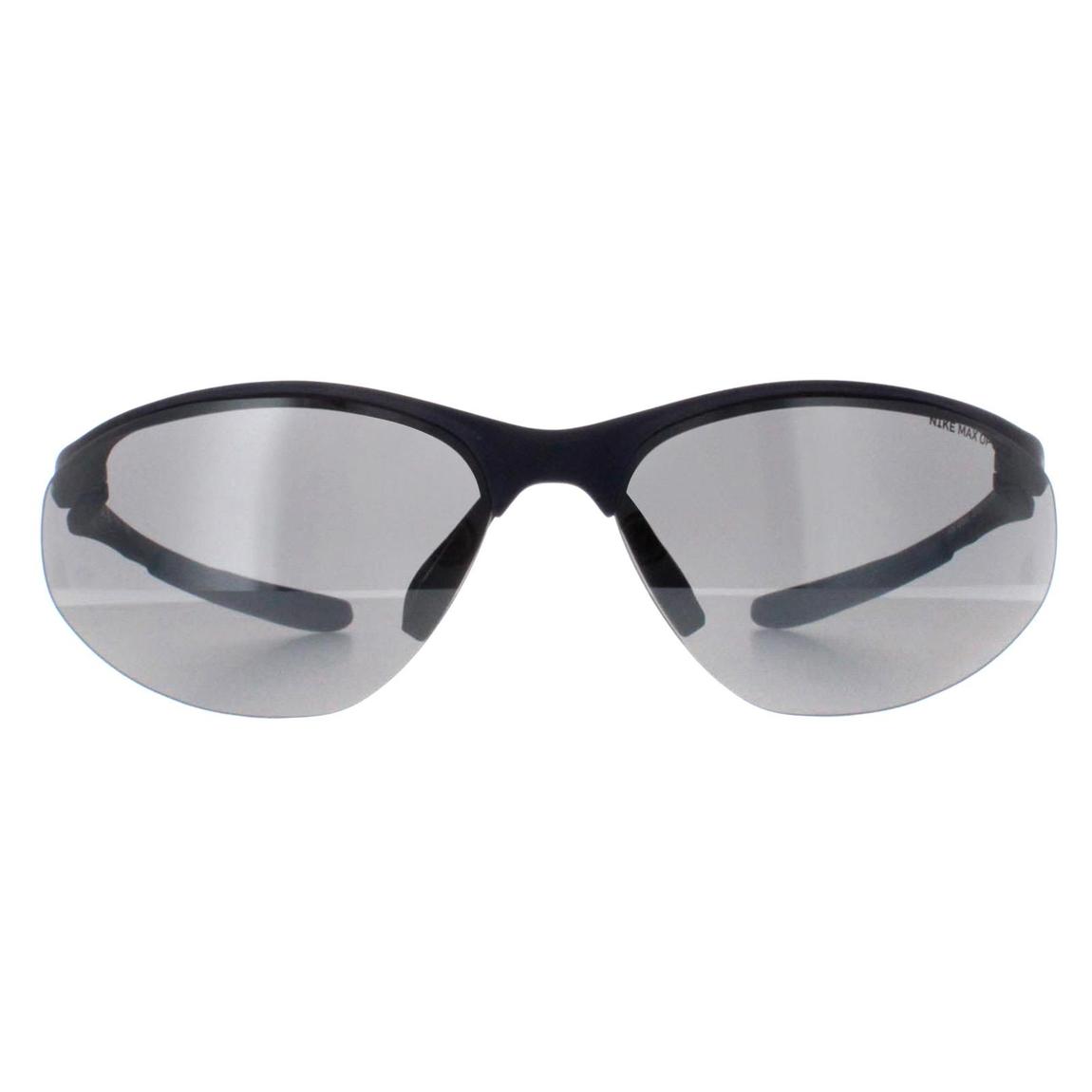 Nike Sunglasses Aerial DZ7352 410 Matte Midnight Navy Silver Flash Mirror main product photo