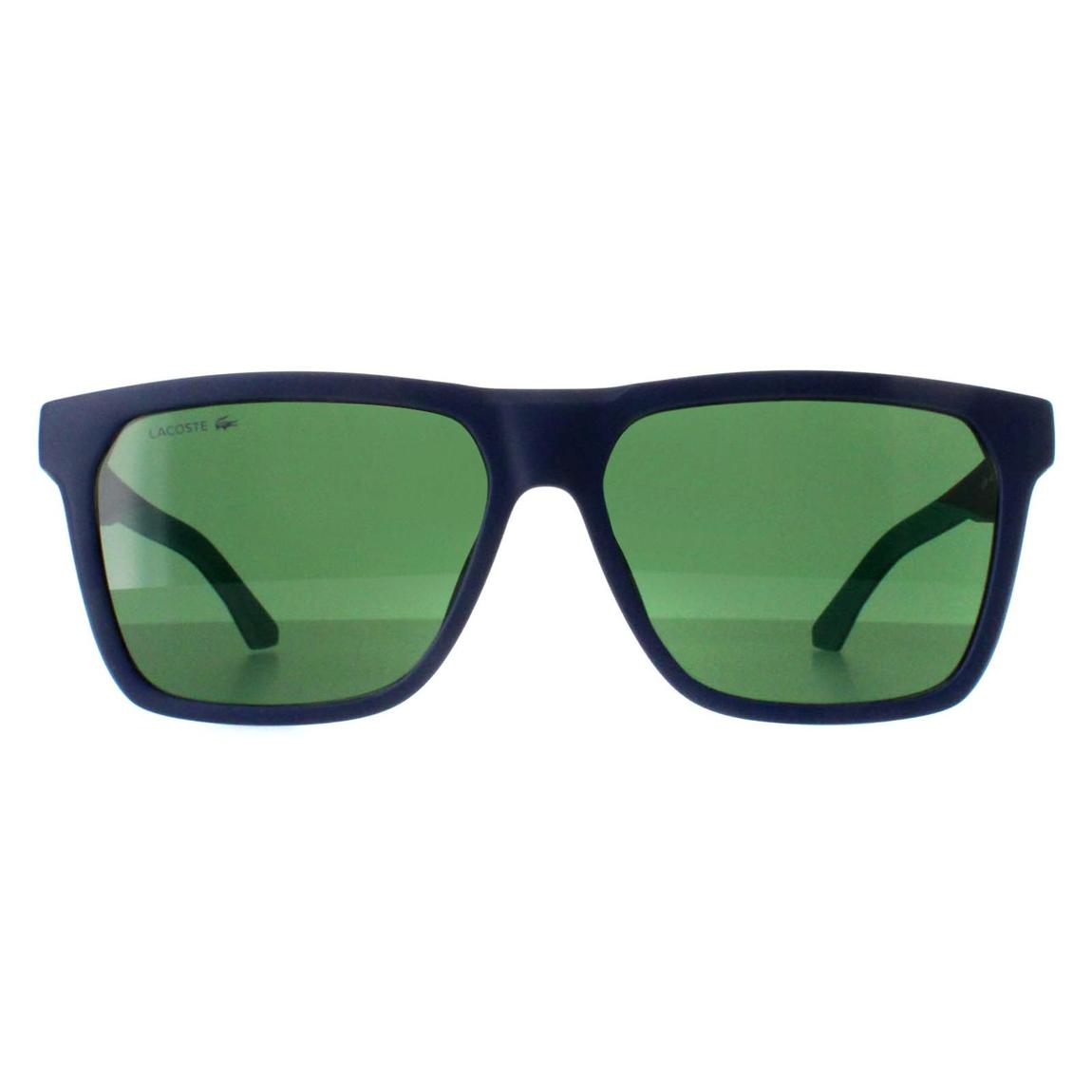 Lacoste Sunglasses L972S 401 Matte Blue Green main product photo