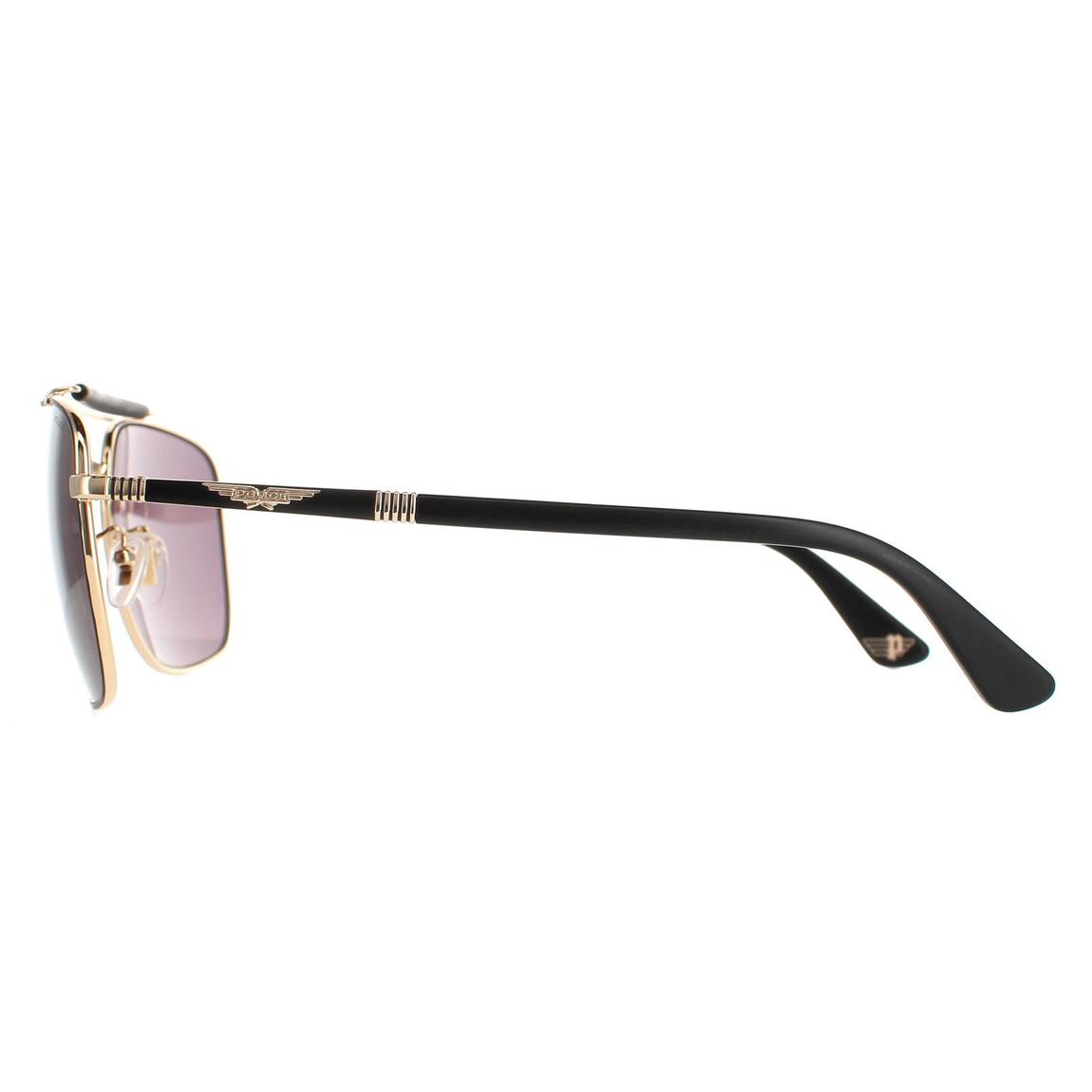Police Sunglasses SPLD43 Origins 44 0302 Rose Gold Semi Matte Black Smoke main product photo