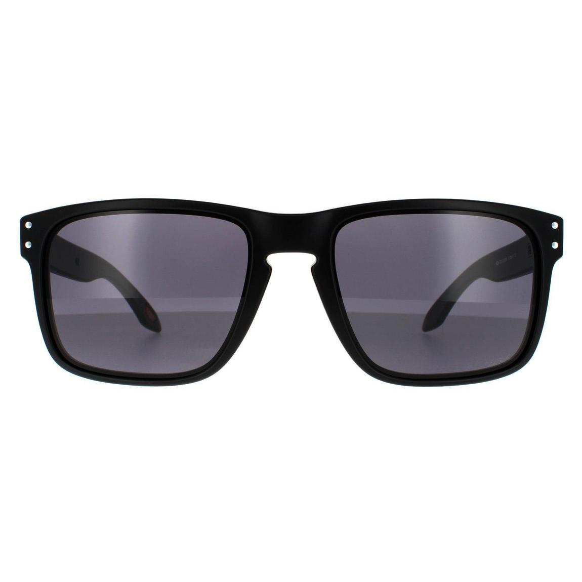 Oakley Sunglasses Holbrook OO9102-E8 Matte Black Prizm Grey main product photo