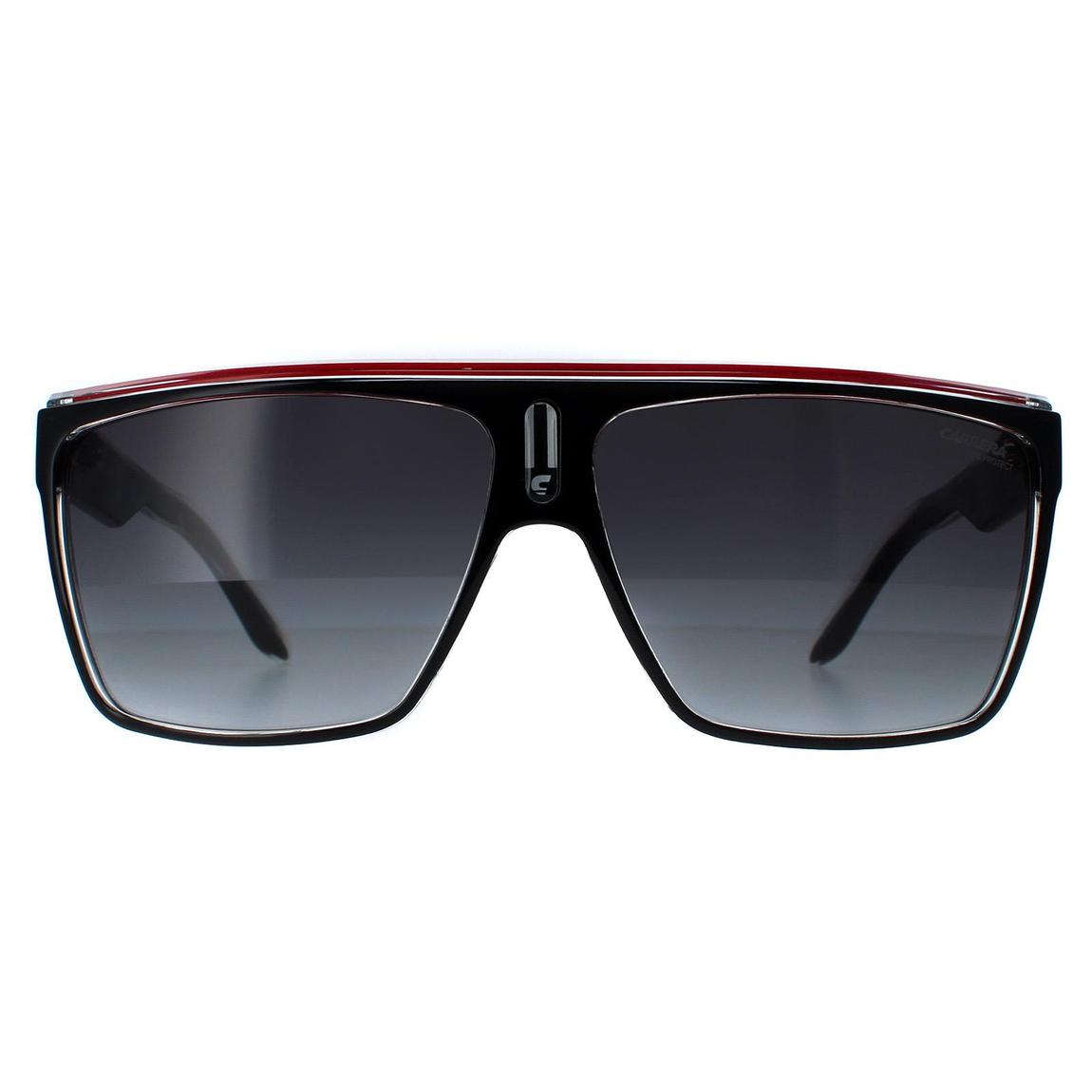 Carrera Sunglasses 22 OIT/9O Black Red Gold Dark Grey Gradient main product photo