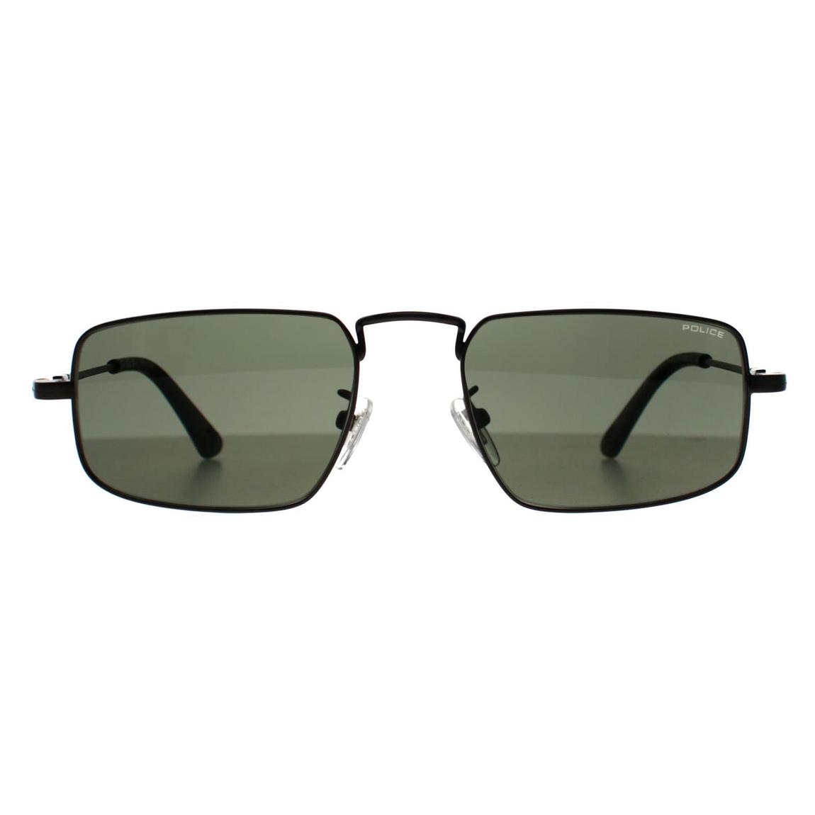 Police Sunglasses SPLN31 Origins Lite 19 0627 Matte Gunmetal Green main product photo