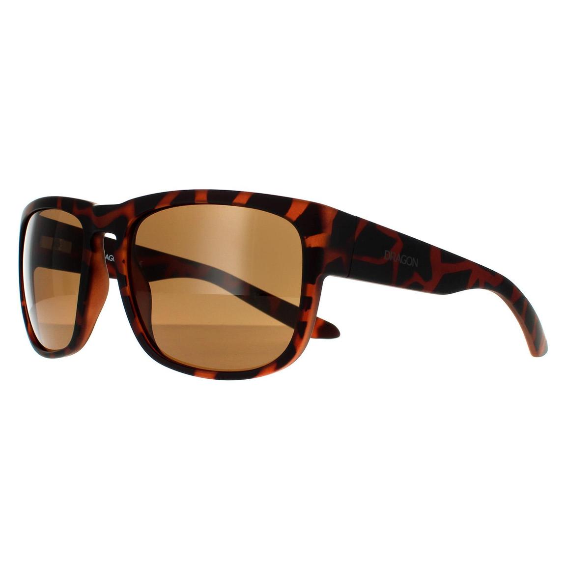Dragon Sunglasses Rune 40725-246 Matte Tortoise Bronze main product photo