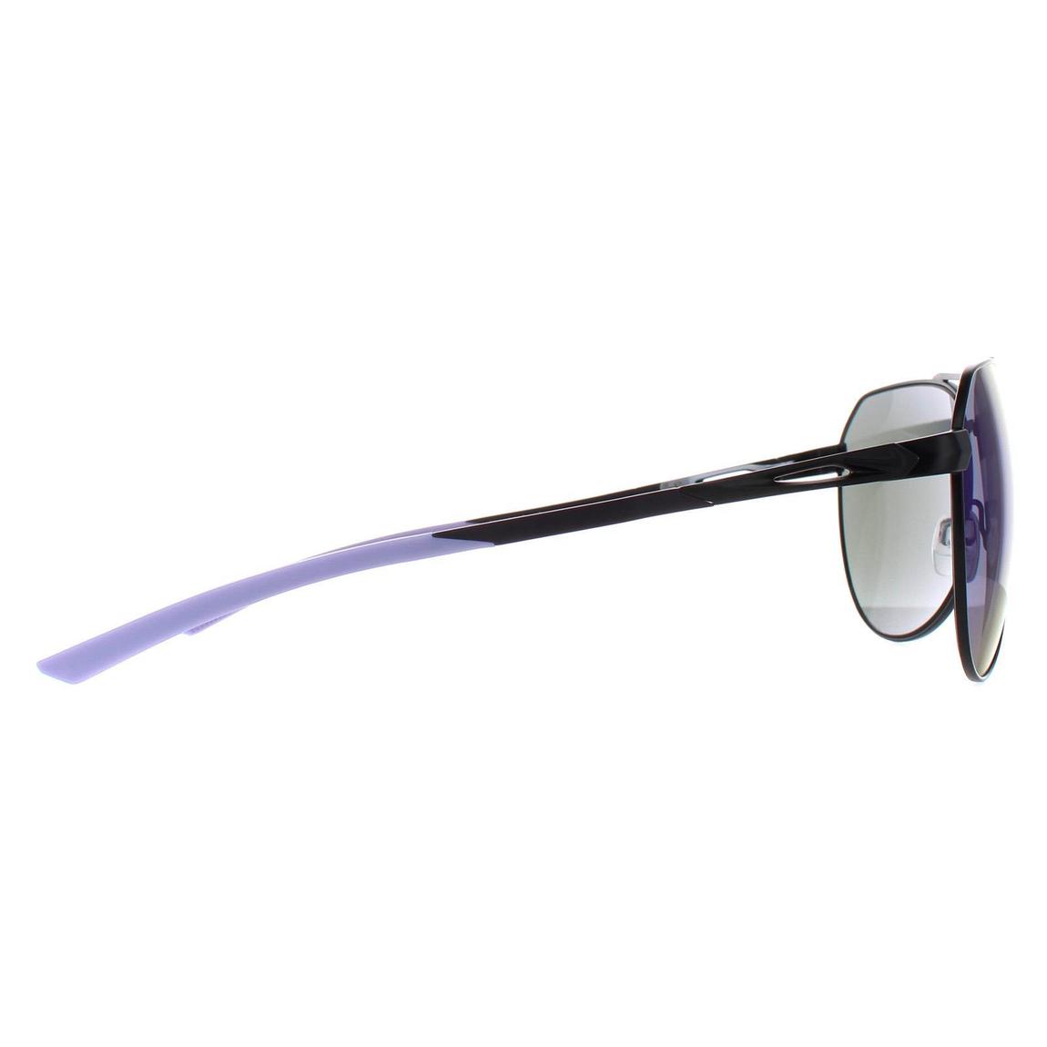 Nike Sunglasses Club Nine M DQ0924 012 Satin Black Blue Ultraviolet main product photo