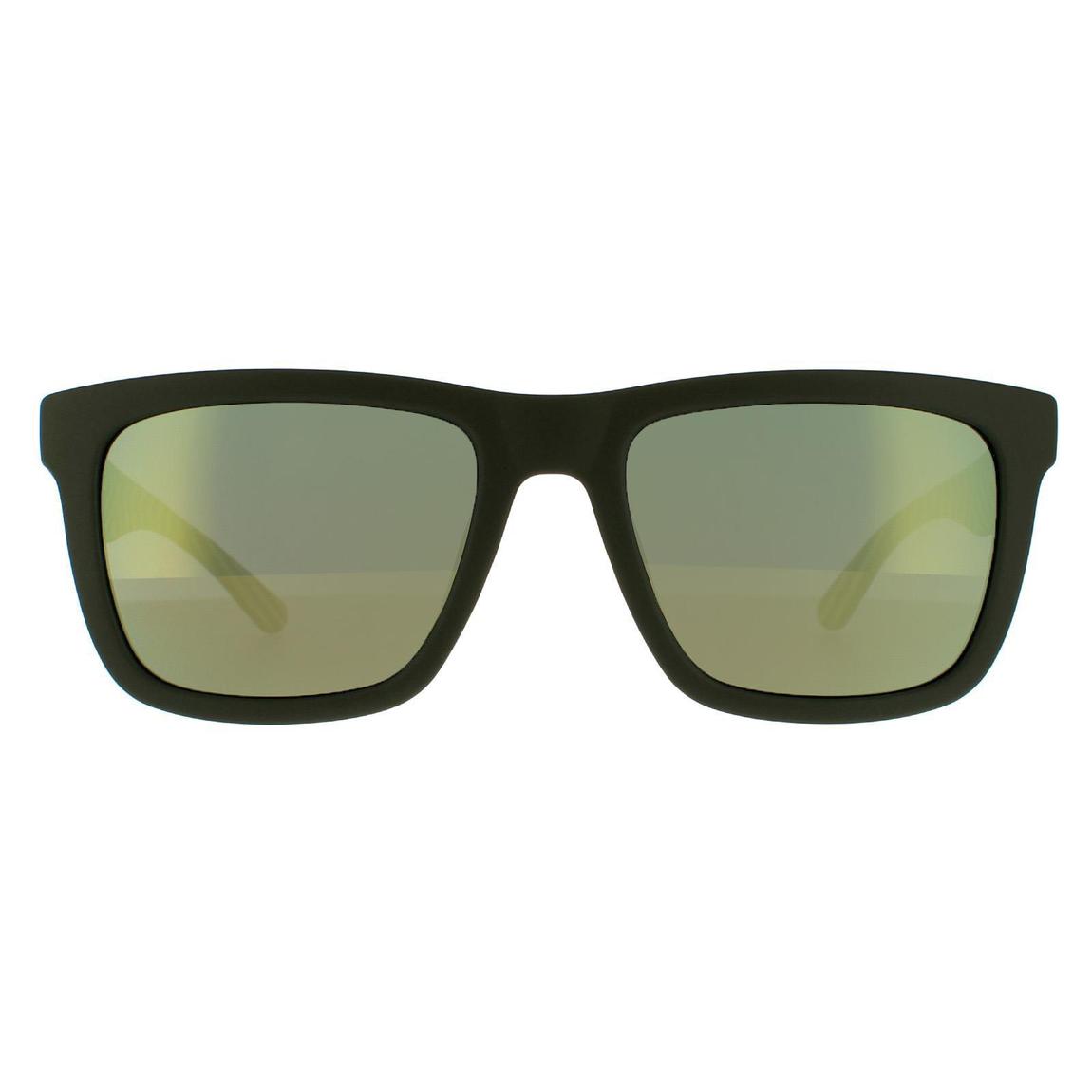 Lacoste Lacoste Sunglasses L750S 318 Matte Green Green Mirror