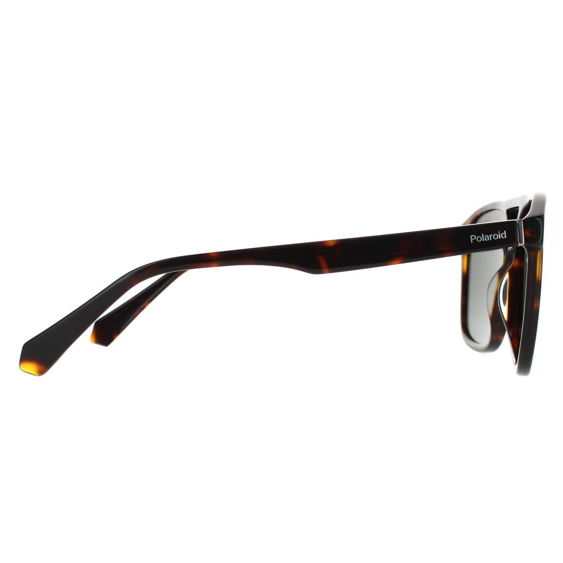 Polaroid Sunglasses PLD 2118/S/X 086 UC Dark Havana Green Polarized main product photo