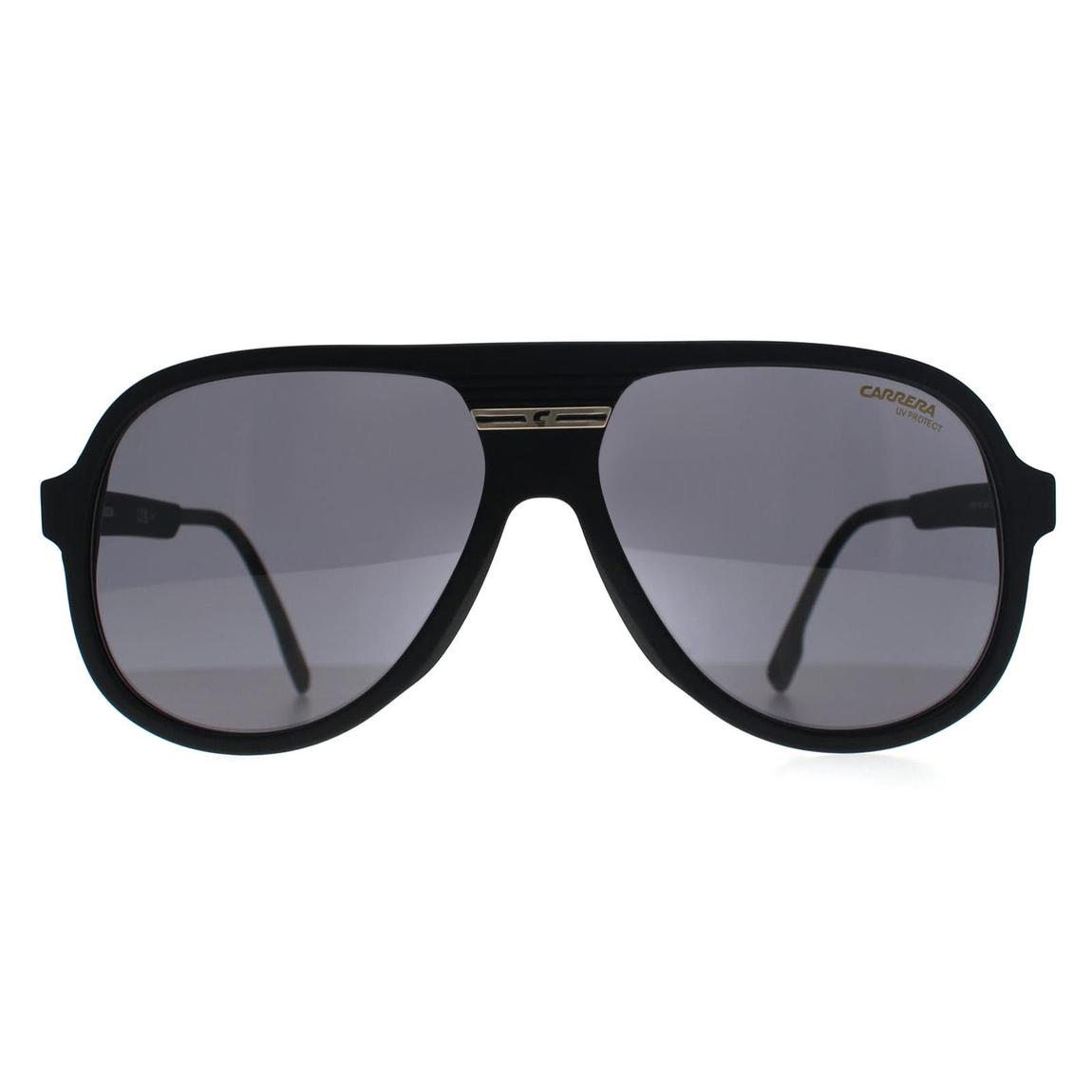 Carrera Sunglasses C Sport 07/S I46 IR Matte Black Gold Grey main product photo
