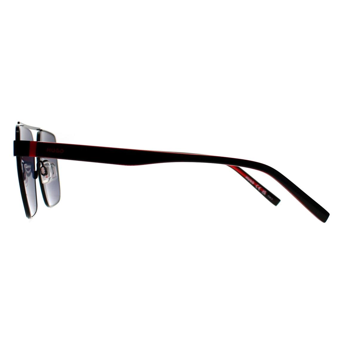 Hugo by Hugo Boss Sunglasses HG 1313/S 003 AO Matte Black Red Mirror main product photo