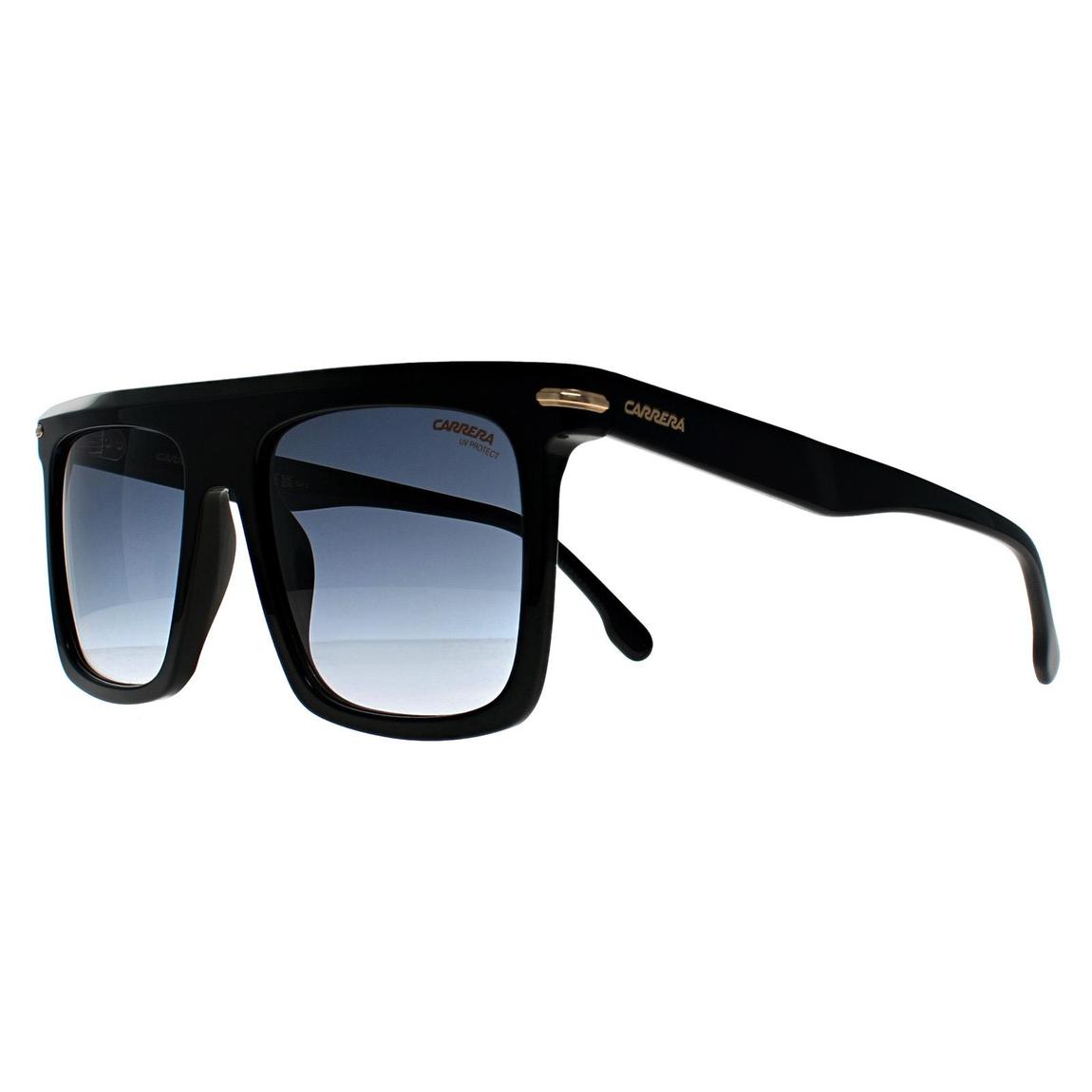 Carrera Sunglasses 359/S 2M2 08 Black with Gold Blue Gradient main product photo