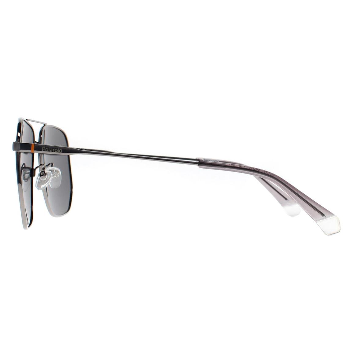 Polaroid Sunglasses PLD 4141/G/S/X KJ1 M9 Ruthenium Grey Polarized main product photo