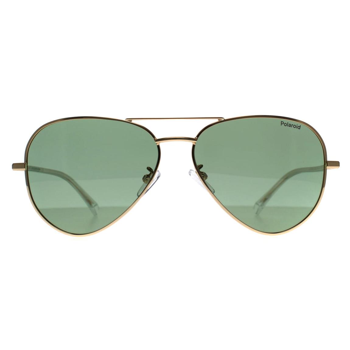 Polaroid Sunglasses PLD 4186/G/S/X J5G UC Gold Green Polarized main product photo