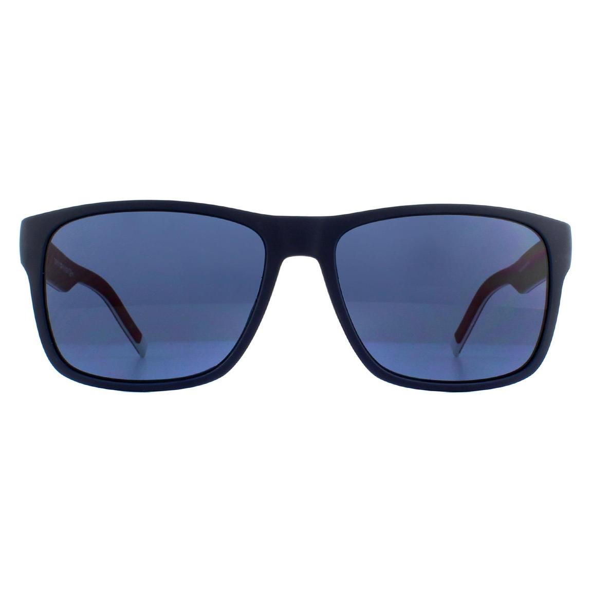 Tommy Hilfiger Sunglasses TH 1718/S 8RU KU Black Red White Blue Avio main product photo