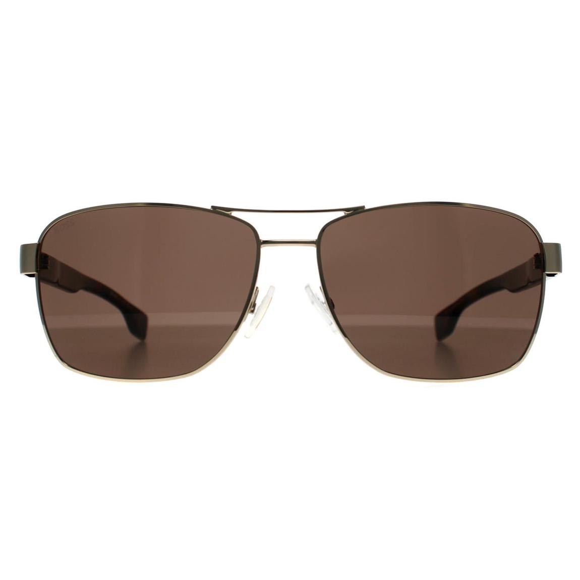 Hugo Boss Sunglasses BOSS 1559/O/S FG4 70 Brown Gold Brown main product photo