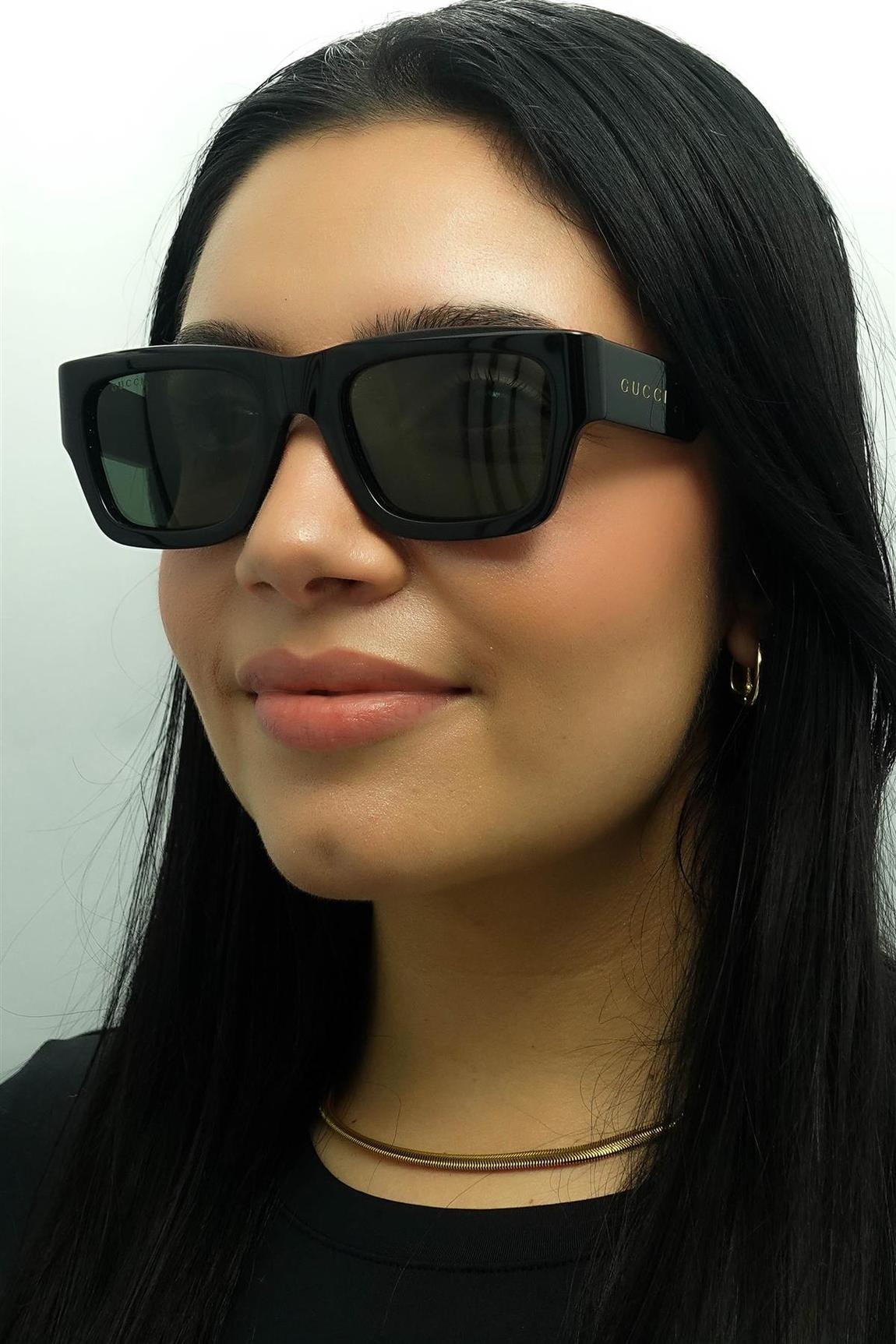 Gucci Sunglasses GG1668S 001 Black with Havana Grey main product photo
