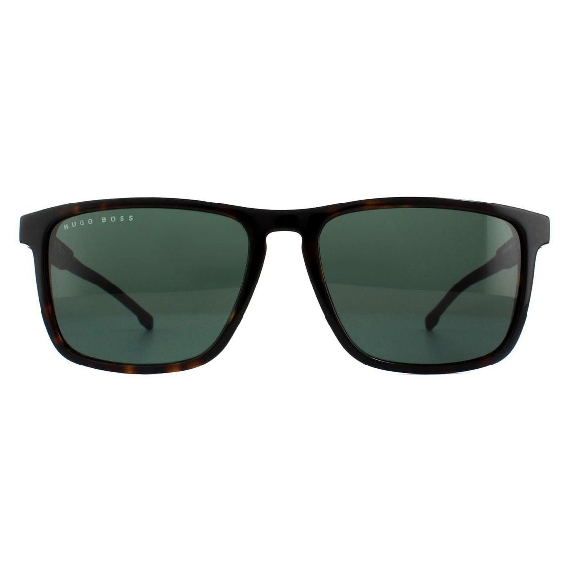 Hugo Boss Sunglasses 0921/S 086 QT Dark Havana Green main product photo