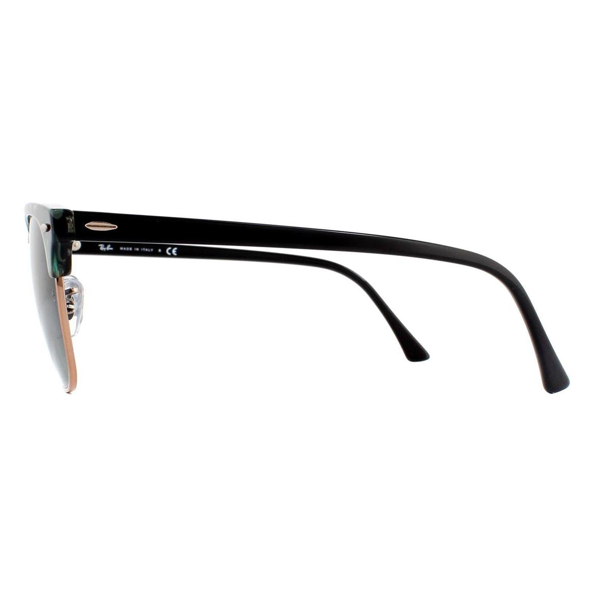 Ray-Ban Sunglasses Clubmaster 3016 125571 Spotted Grey Green Dark Grey Gradient 49mm main product photo
