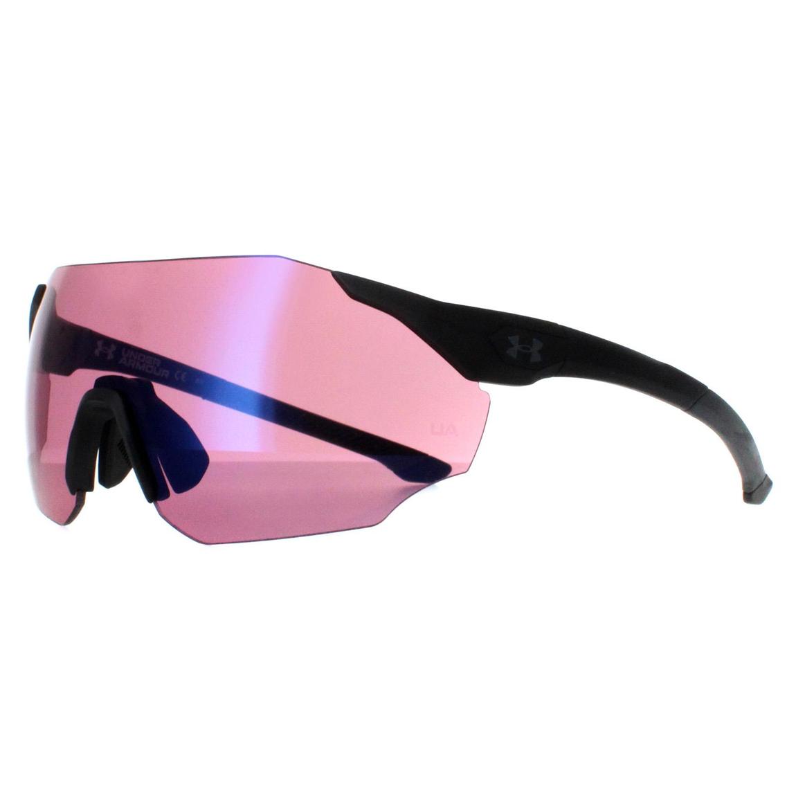 Under Armour Sunglasses Hammer/F 003 Matte Black Violet Mirror main product photo