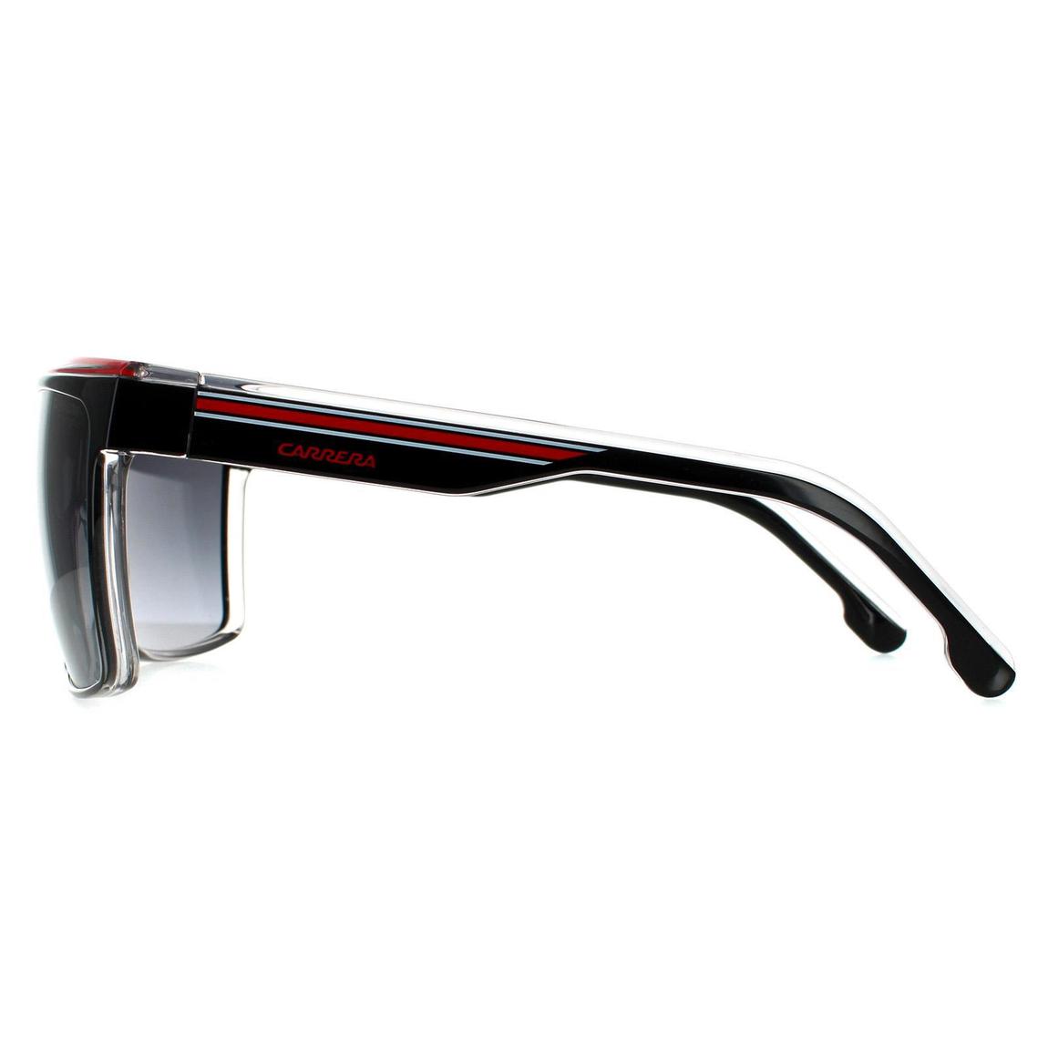 Carrera Sunglasses 22/N T4O 9O Black Crystal White Red Dark Grey Gradient main product photo