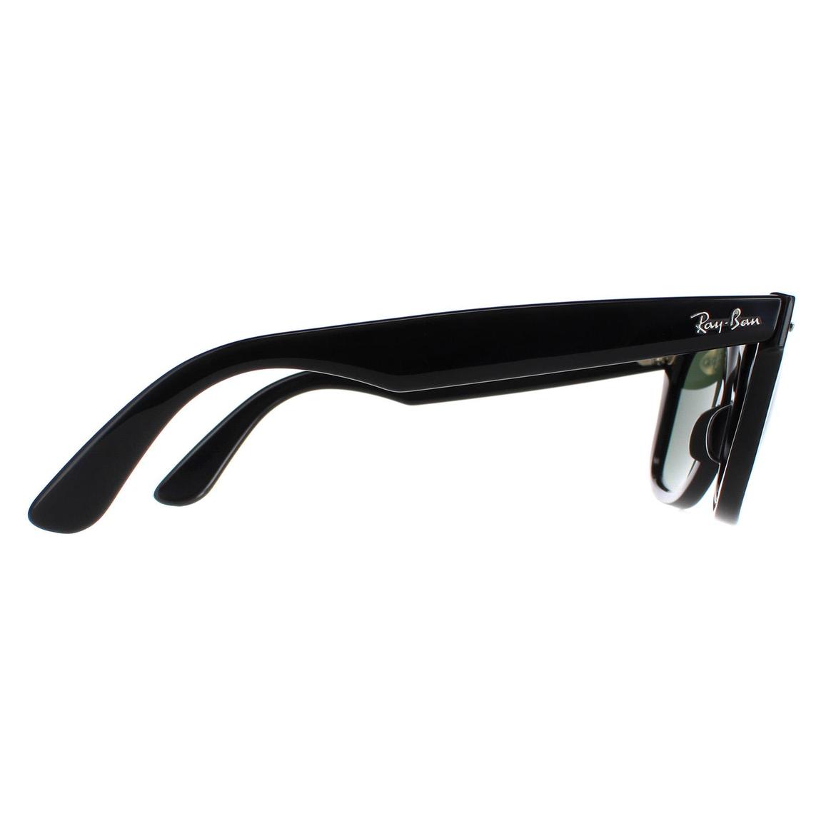 Ray-Ban Sunglasses Wayfarer 2140 901 Black Green G-15 Medium 50mm main product photo
