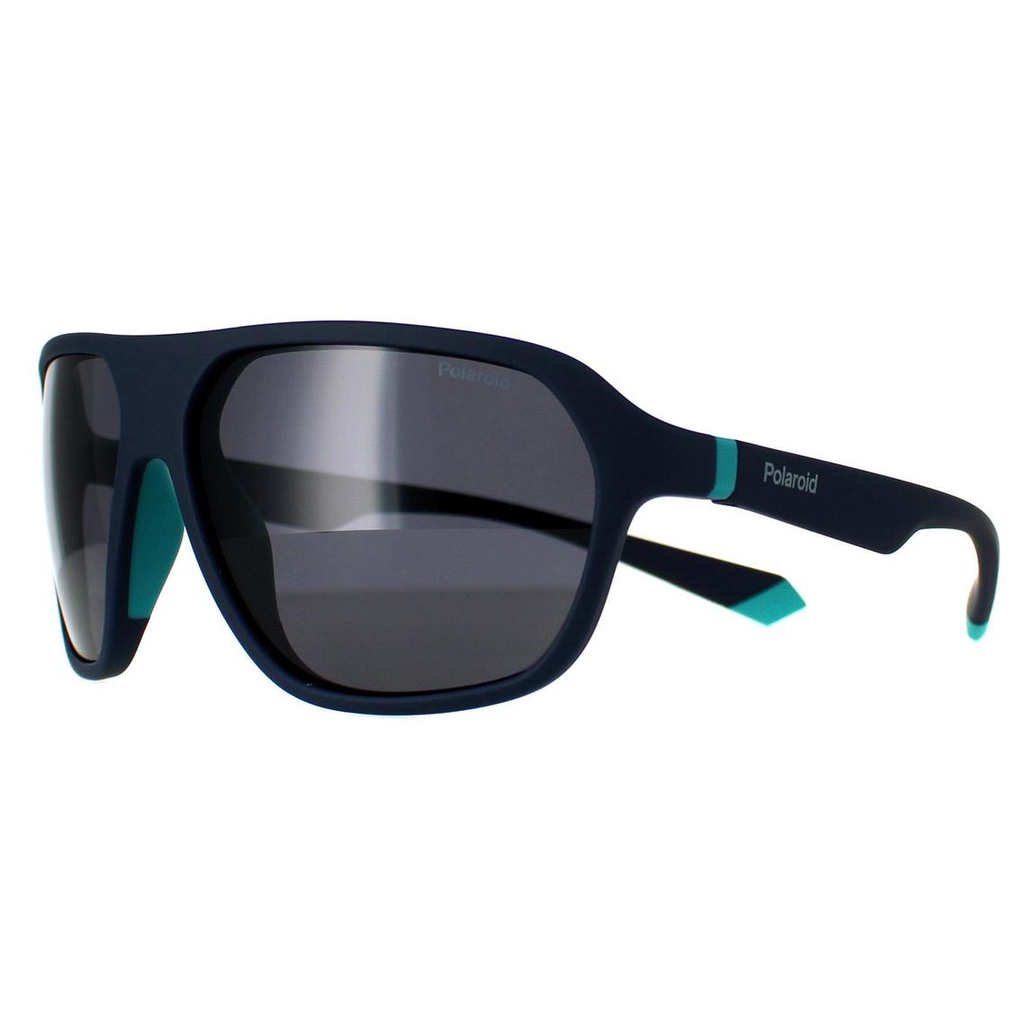 Polaroid Sunglasses PLD 2152/S FLL C3 Matte Blue Blue Polarized main product photo