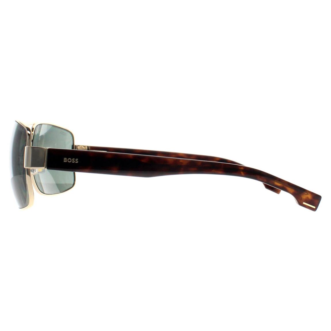 Hugo Boss Sunglasses BOSS 1761/S J5G/UC Gold Havana Green Polarized main product photo